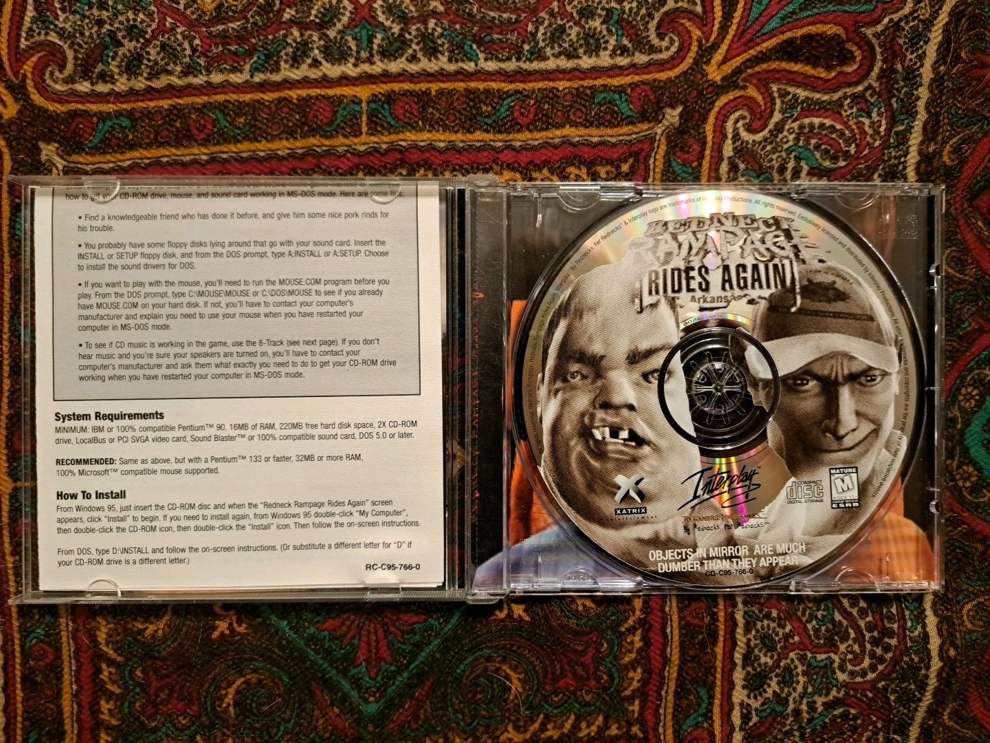 Redneck Rampage & Rides Again: Arkansas PC CD-ROM Game Lot Interplay Productions