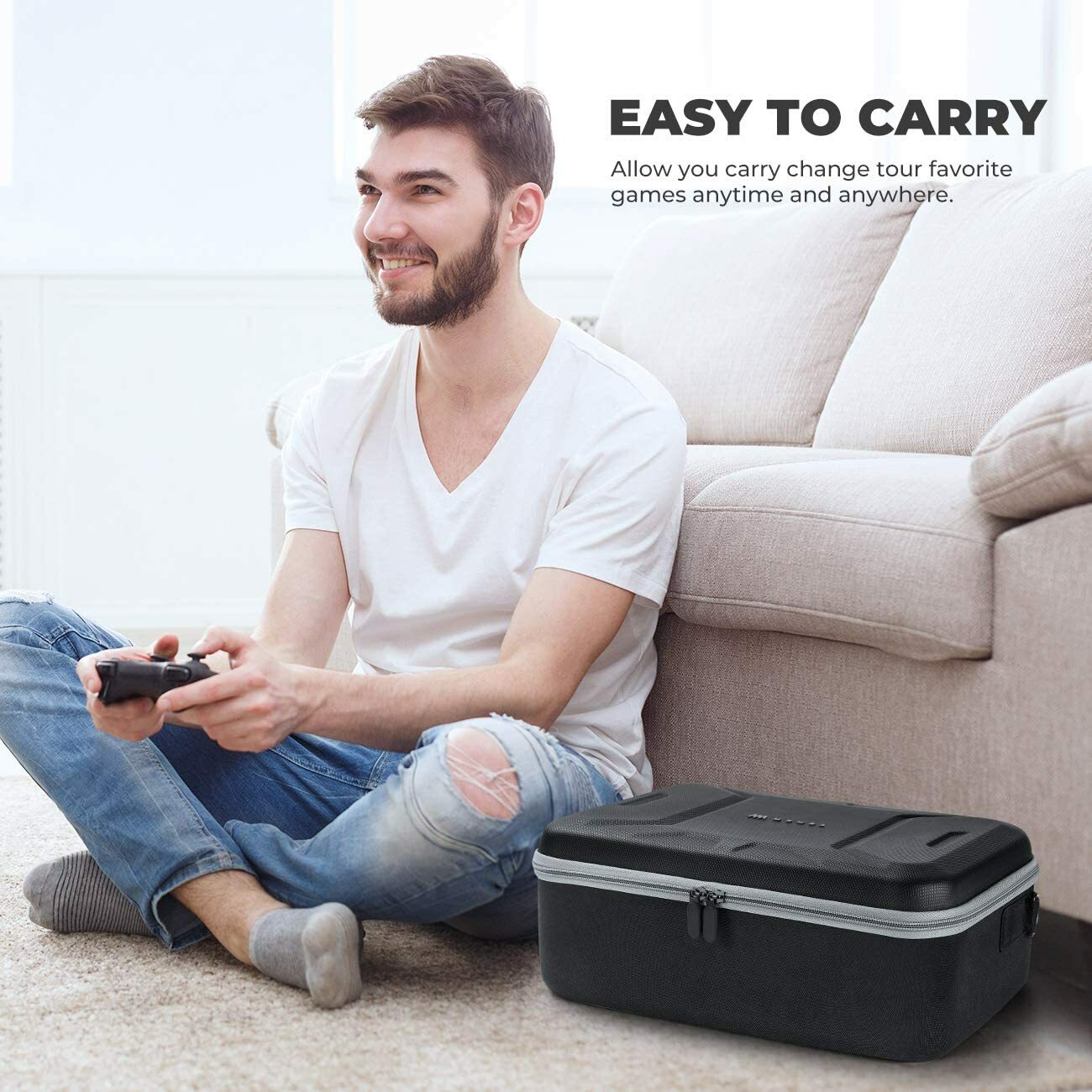Mumba For Nintendo Switch Carrying Case Large Capacity Hard Travel Friendly Bag