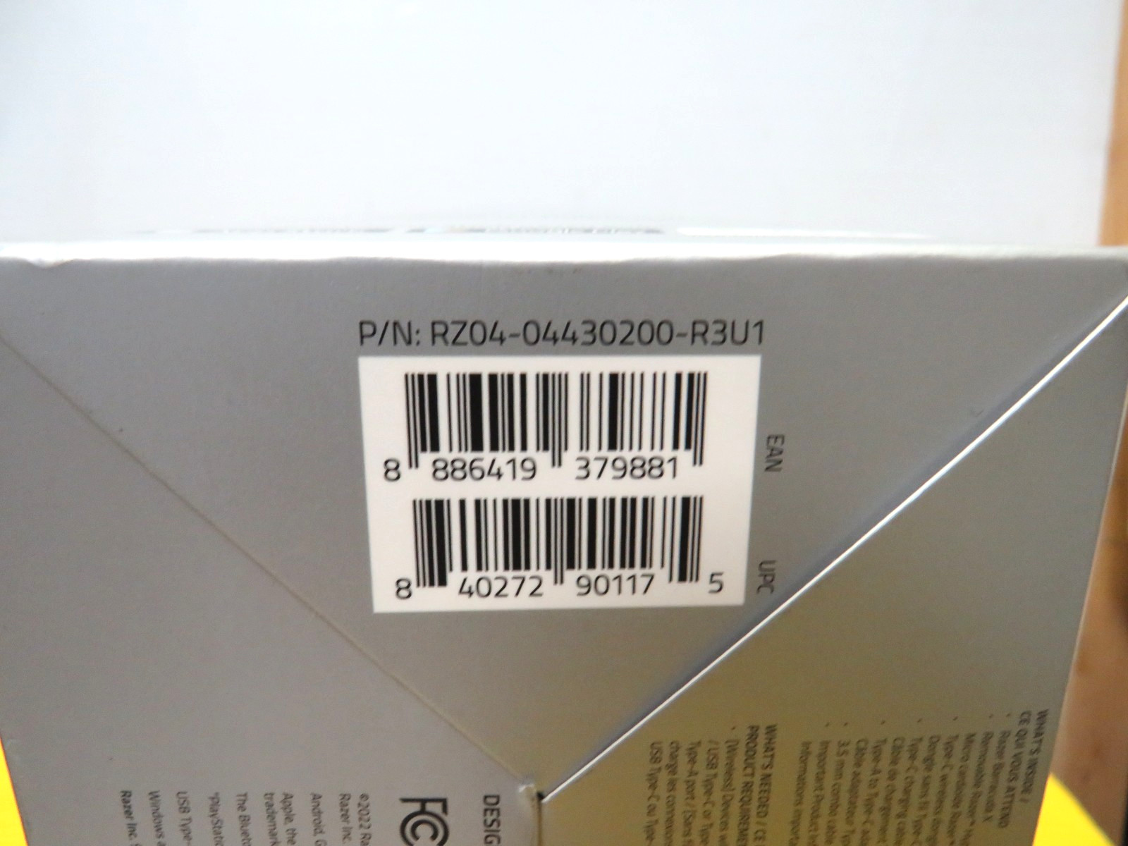 NEW Razer Barracuda X Mercury White RZ04-0443 Wireless Headset Multi-Platform