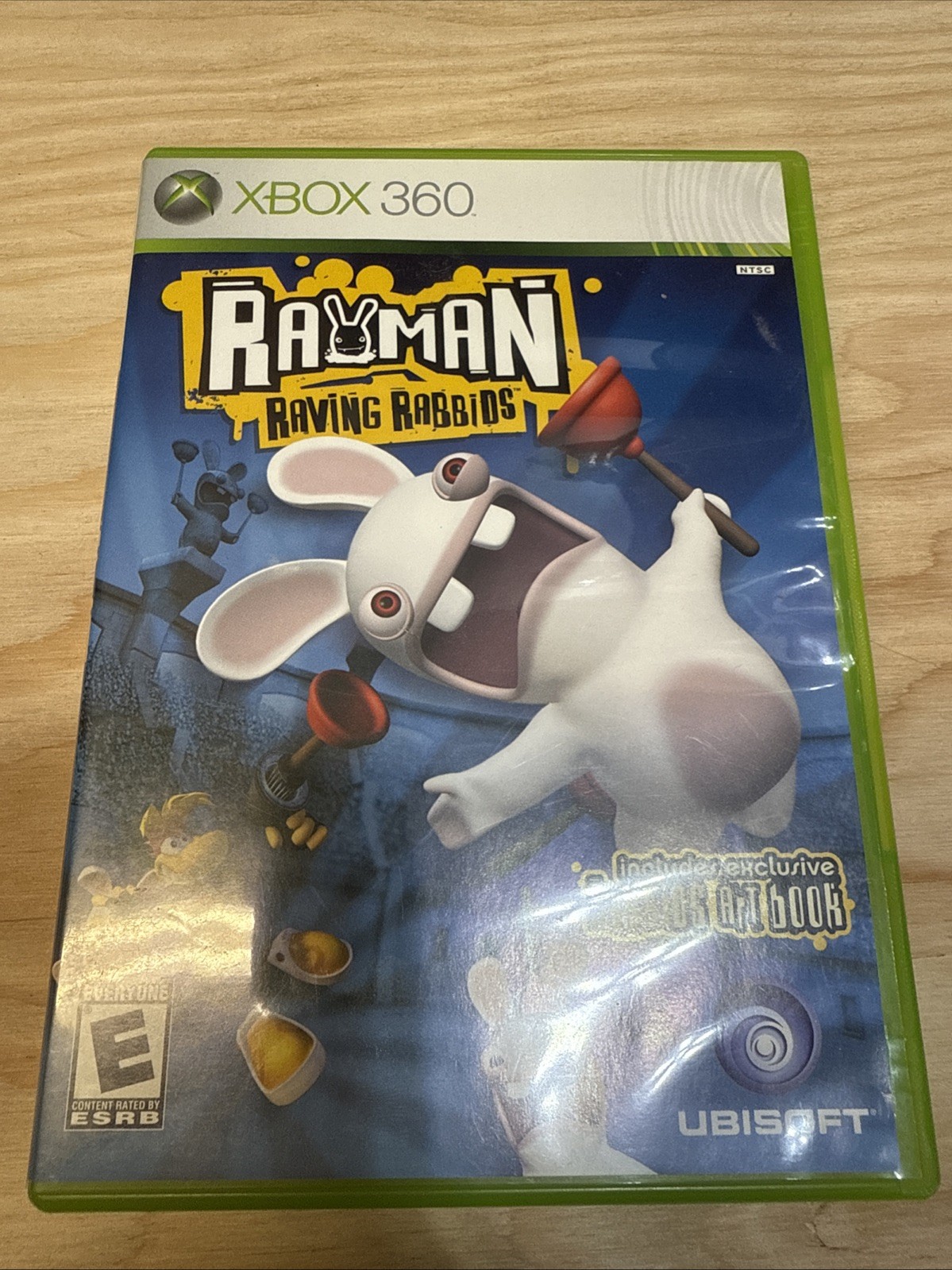 Rayman Raving Rabbids (Microsoft Xbox 360, 2007) CIB Verified Working Fast Ship