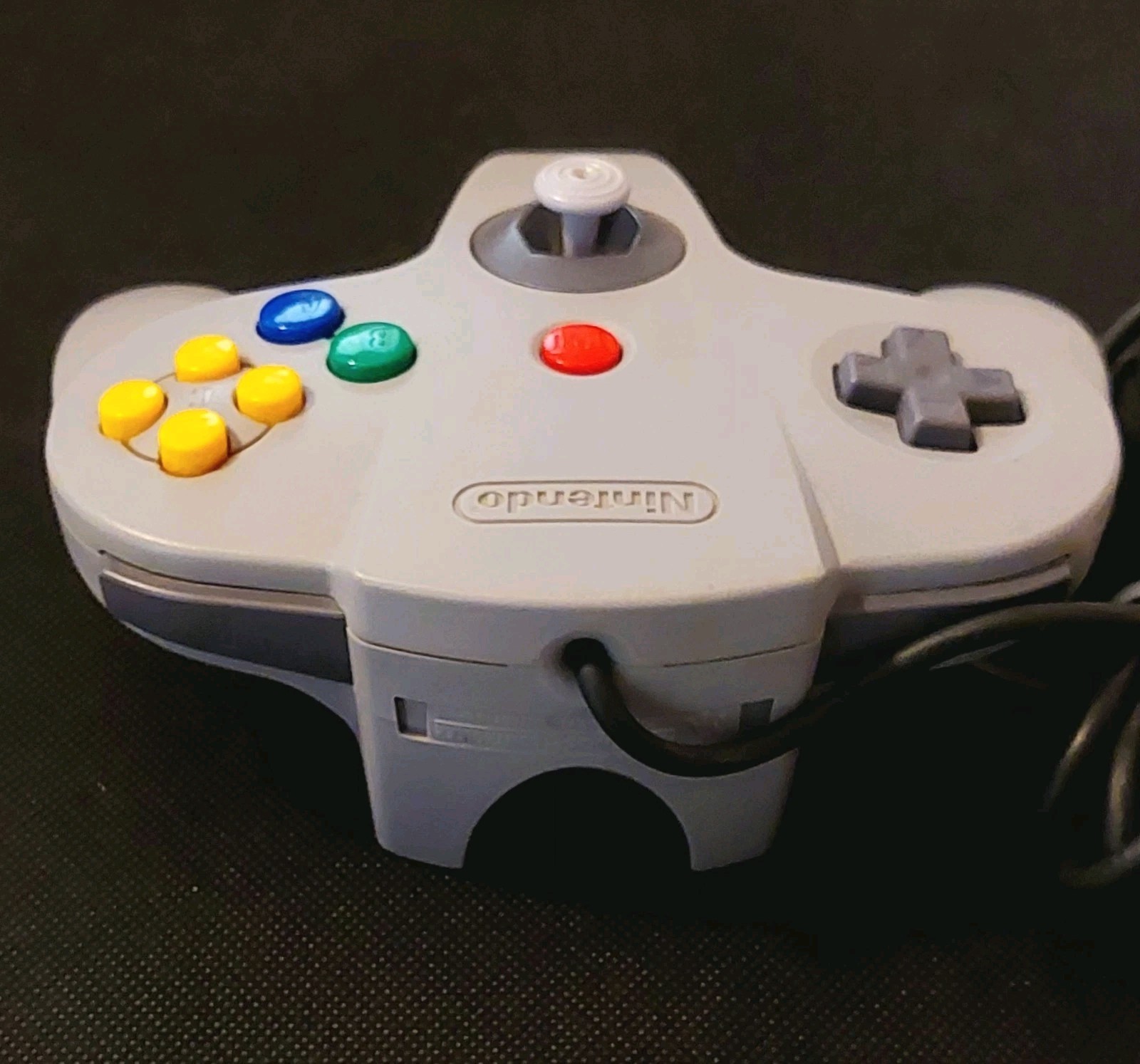 Nintendo 64 N64 Gray Controller Authentic OEM Tested & Working