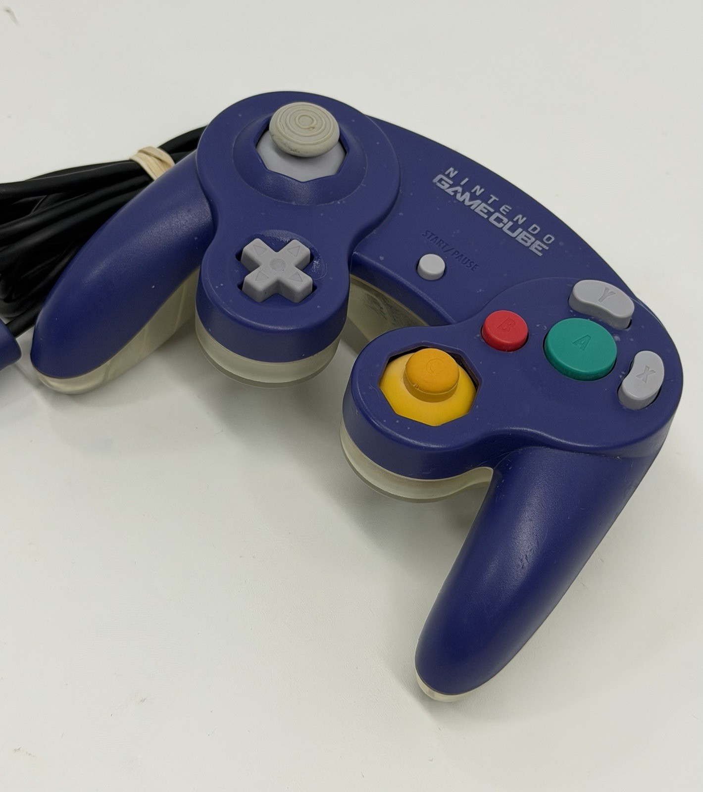 Nintendo GameCube Controller Purple Indigo/Clear OEM Original DOL-003