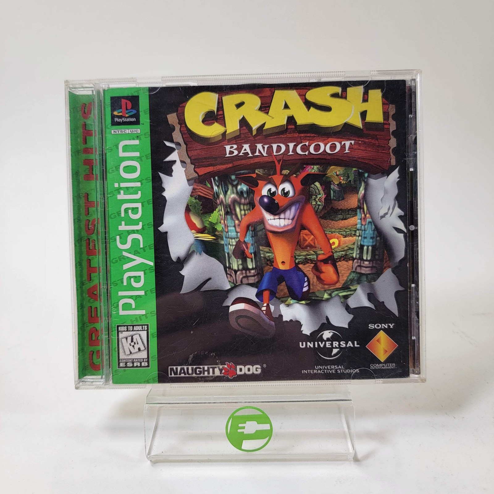 Crash Bandicoot (Sony PlayStation 1 PS1, 1996)