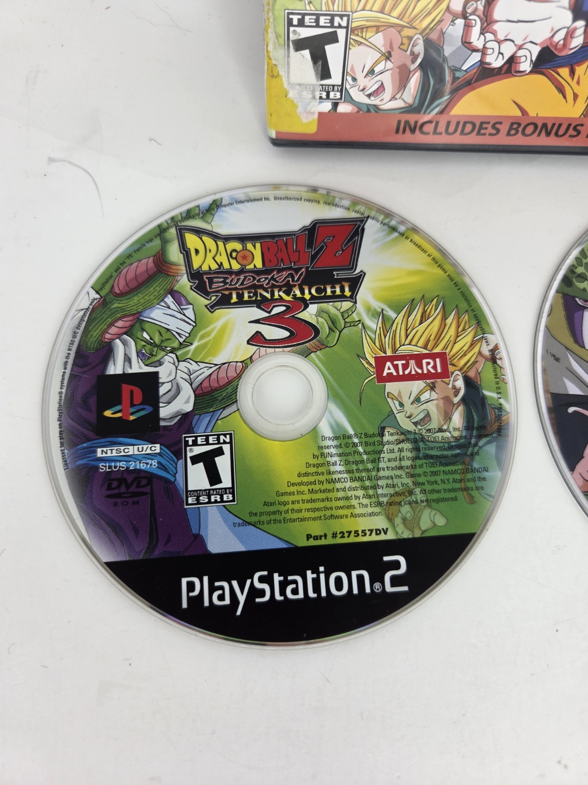 Dragon Ball Z: Budokai Tenkaichi 3 (Sony PlayStation 2), With Bonus Disc, Tested