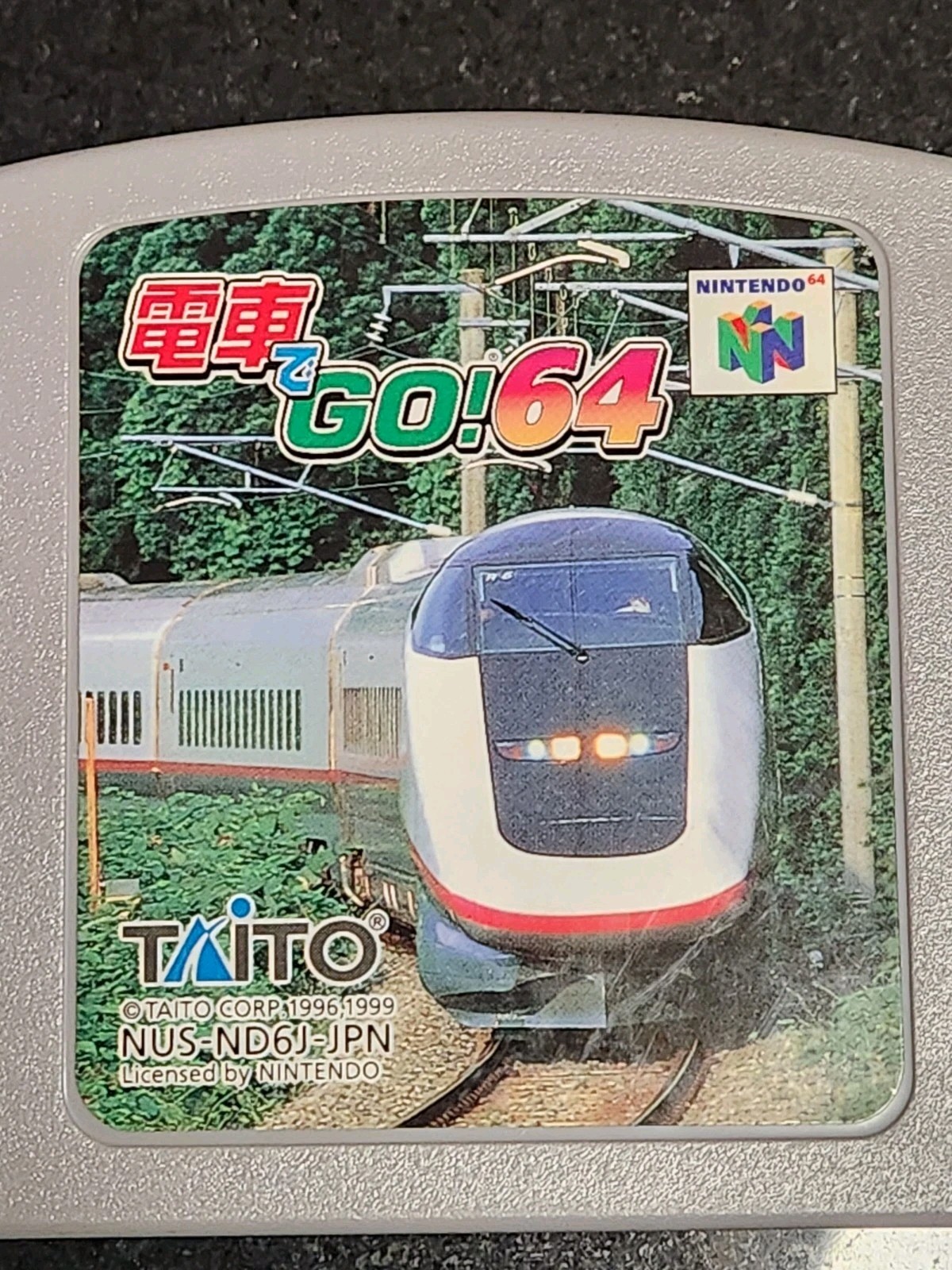 Nintendo Densha De GO Cartridge Japanese For N64 Tested Working US Seller Import
