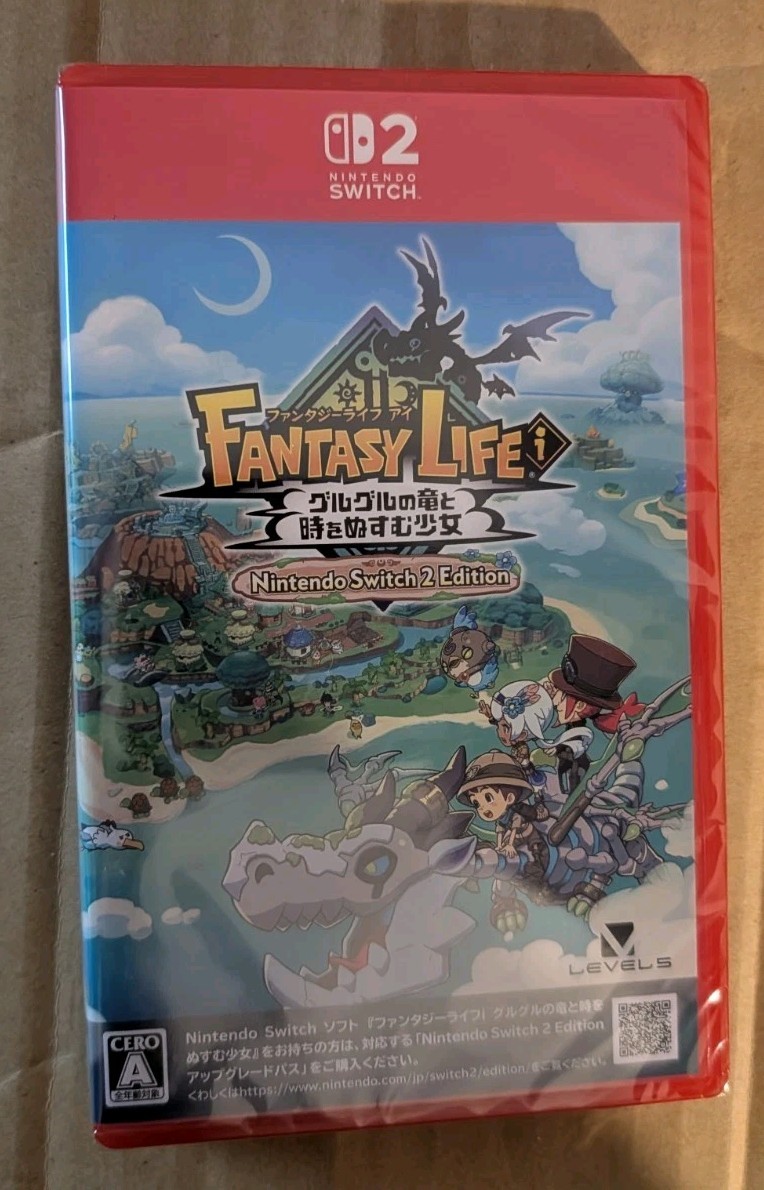 Fantasy Life i The Girl Who Steals Time Nintendo Switch 2 Multi-Language Sealed