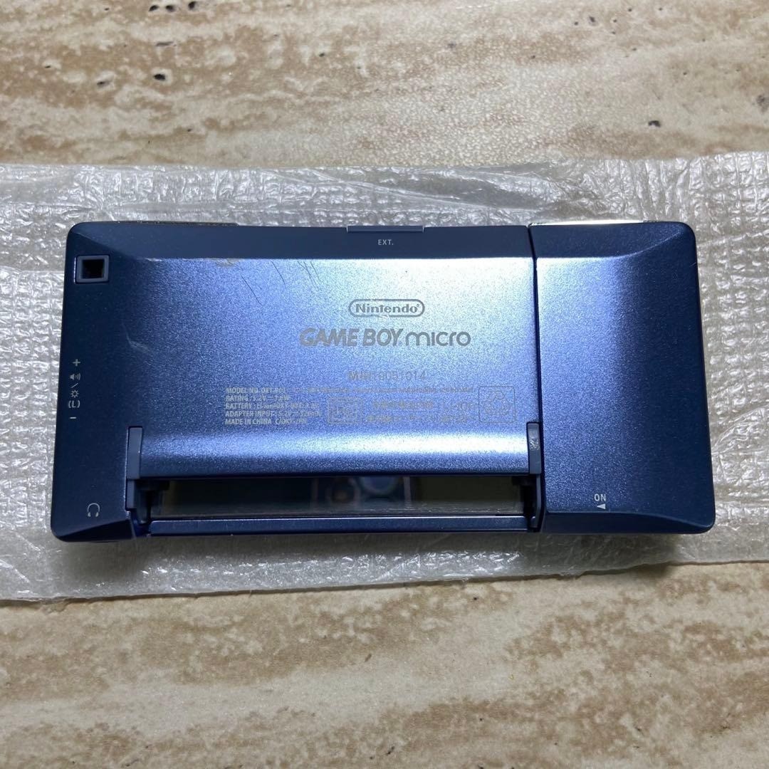 Nintendo Game Boy Micro Blue Console Complete in Box CIB Near Mint 7203