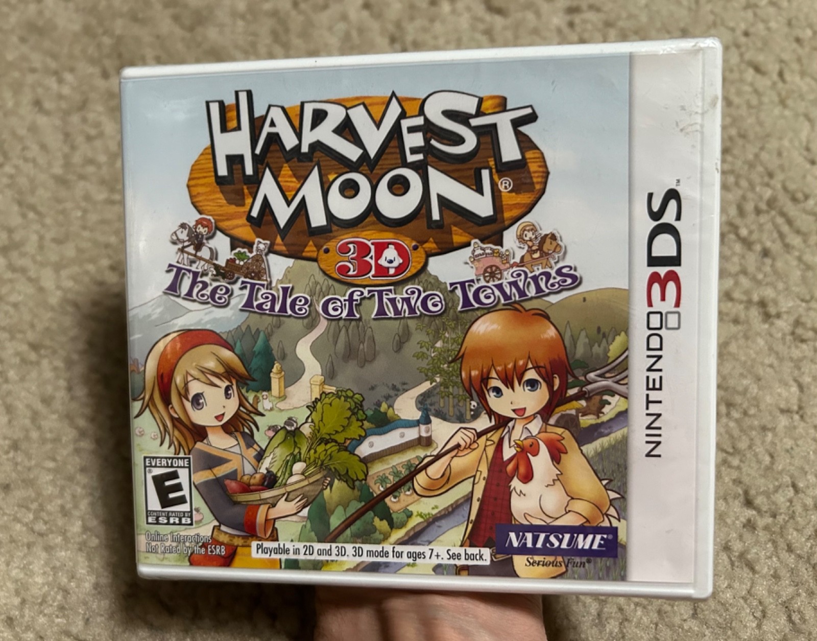 HARVEST MOON 3D THE TALE OF TWO TOWNS – Nintendo 3DS, Brand NEW