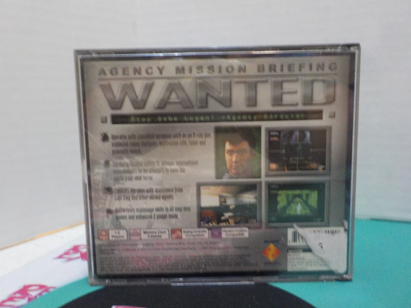 N A1001 Syphon Filter 3 & Crash Bandicoot Warped Sony PlayStation 1 Game Lot