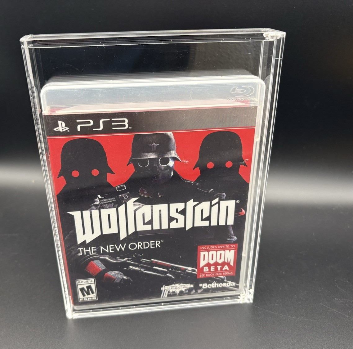 Magnetic-Closing Acrylic Game Display Case: Ps2/Xbox/Wii/DVD/Clear Box