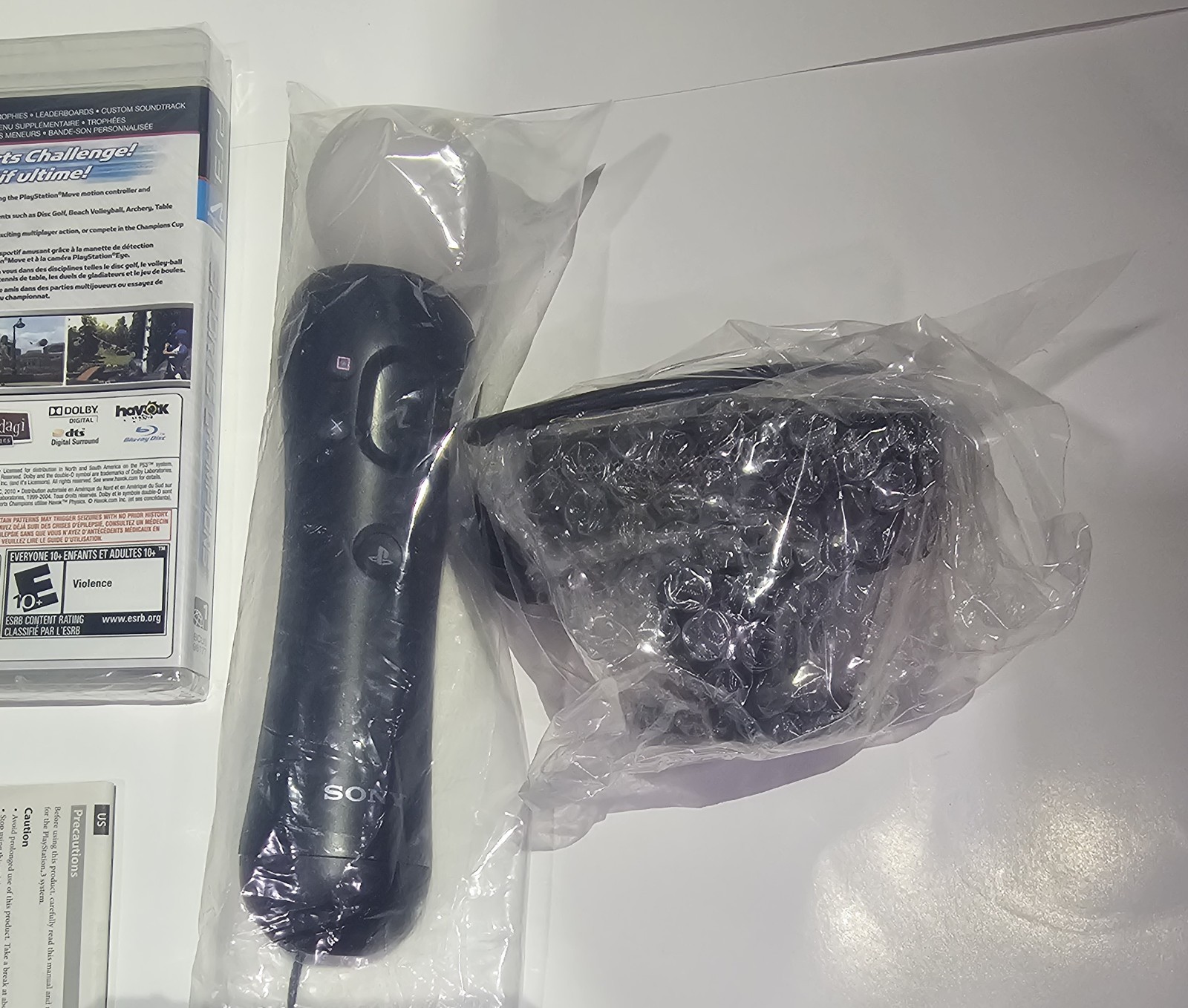 Sony PlayStation Move Bundle PS3 Motion Controller PS EYE Camera Sport Champion