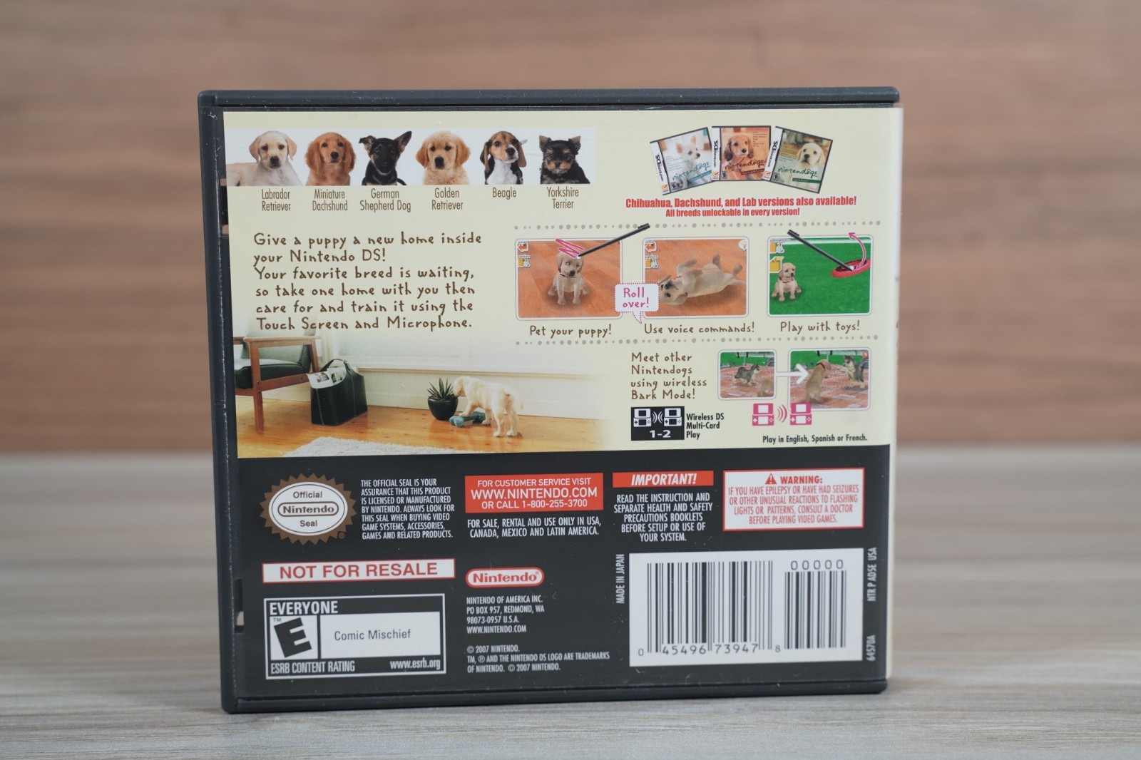 Nintendogs Best Friends (Nintendo DS) Authentic CIB Complete Tested & Working