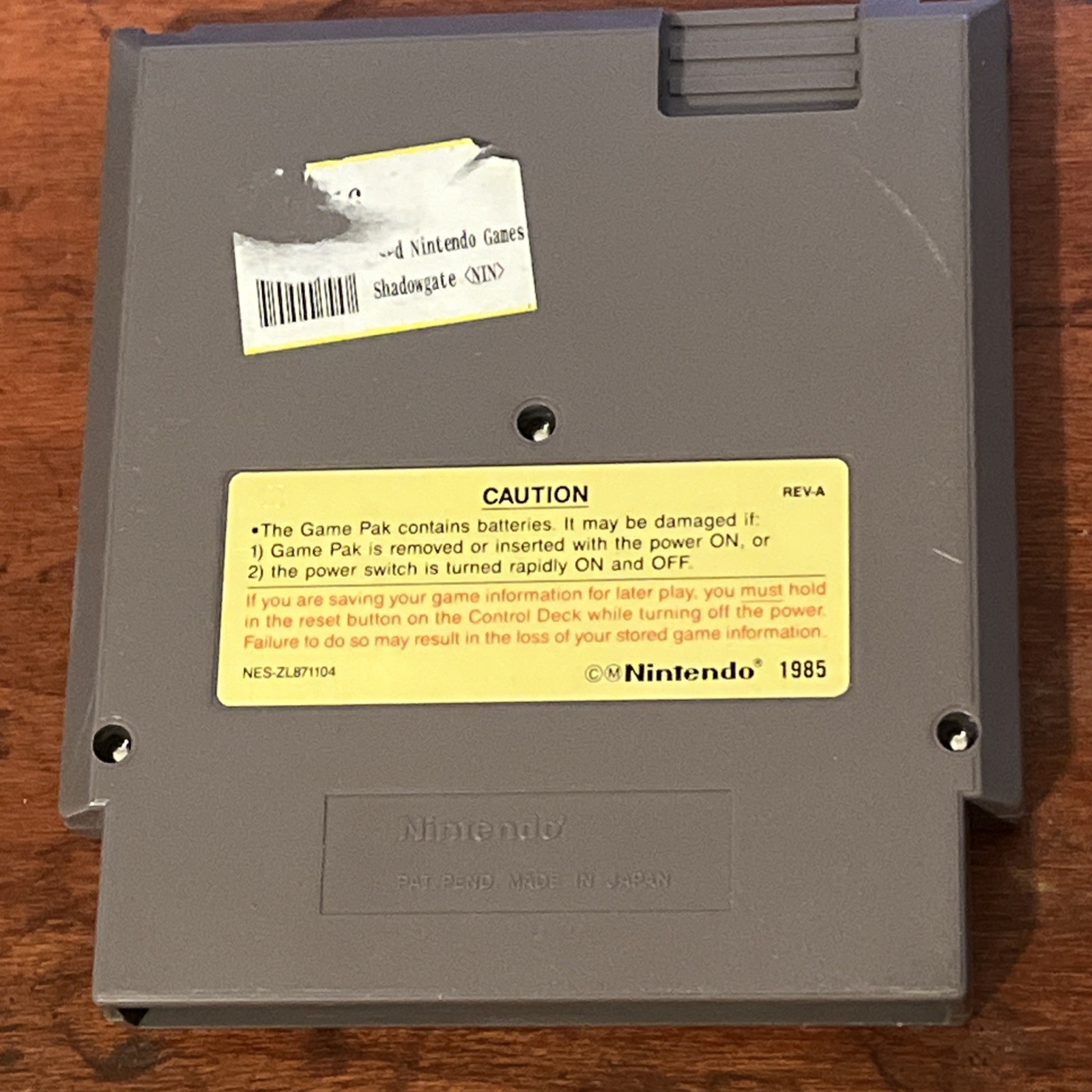 SHADOWGATE (Nintendo System 1985 NES) Free Shipping