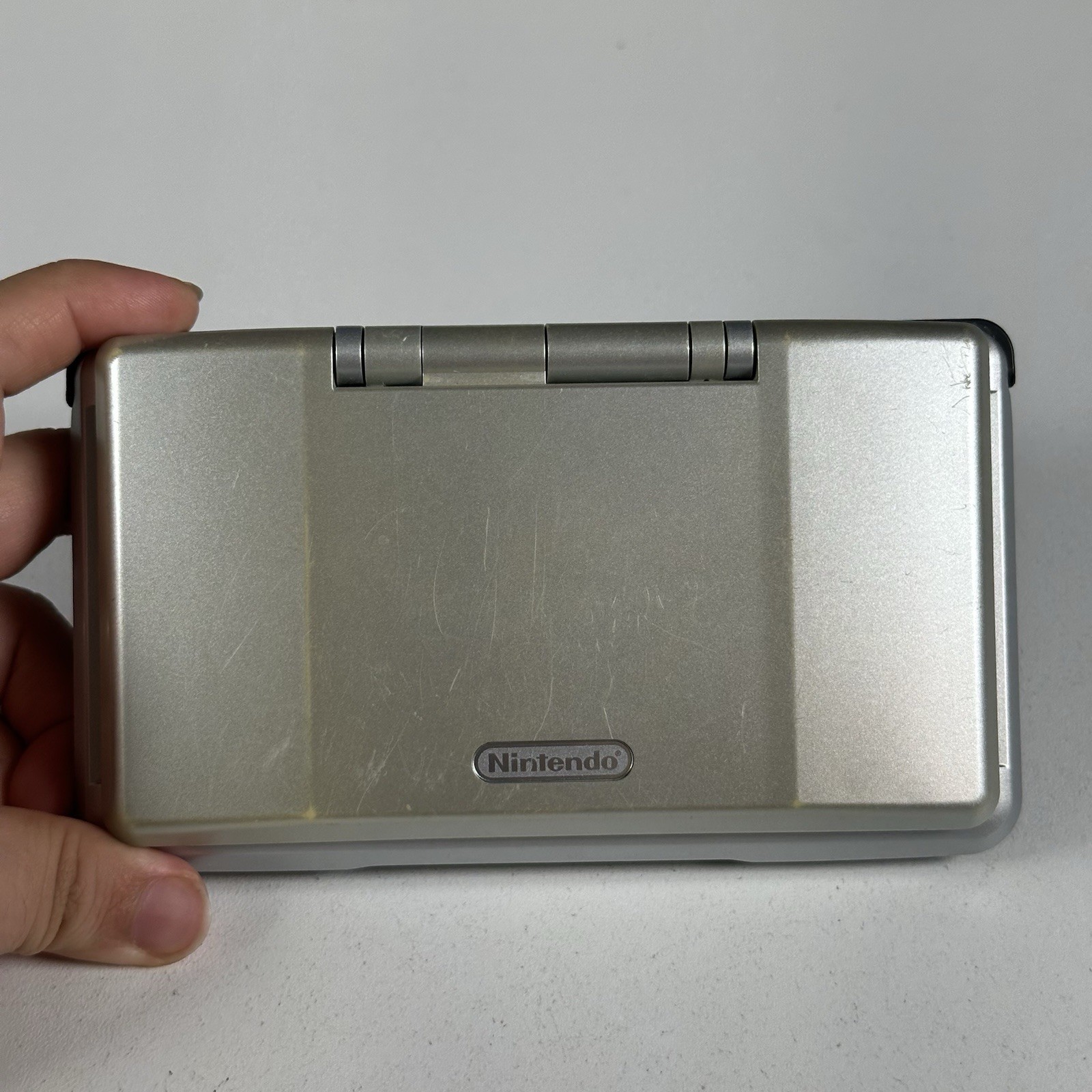Nintendo DS Original Console NTR-001 – Titanium Silver – FOR PARTS ONLY