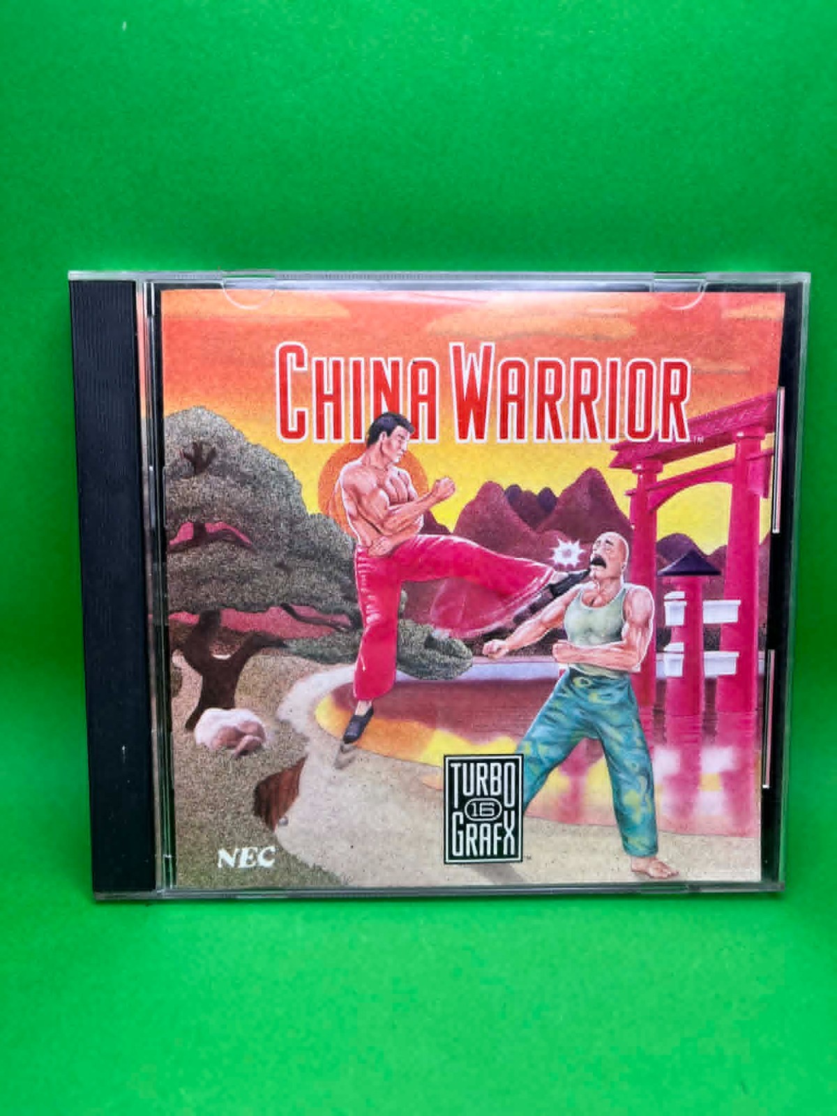 China Warrior NEC Turbografx 16 Vintage 1989 CIB Game Tested Read Desc See Pics