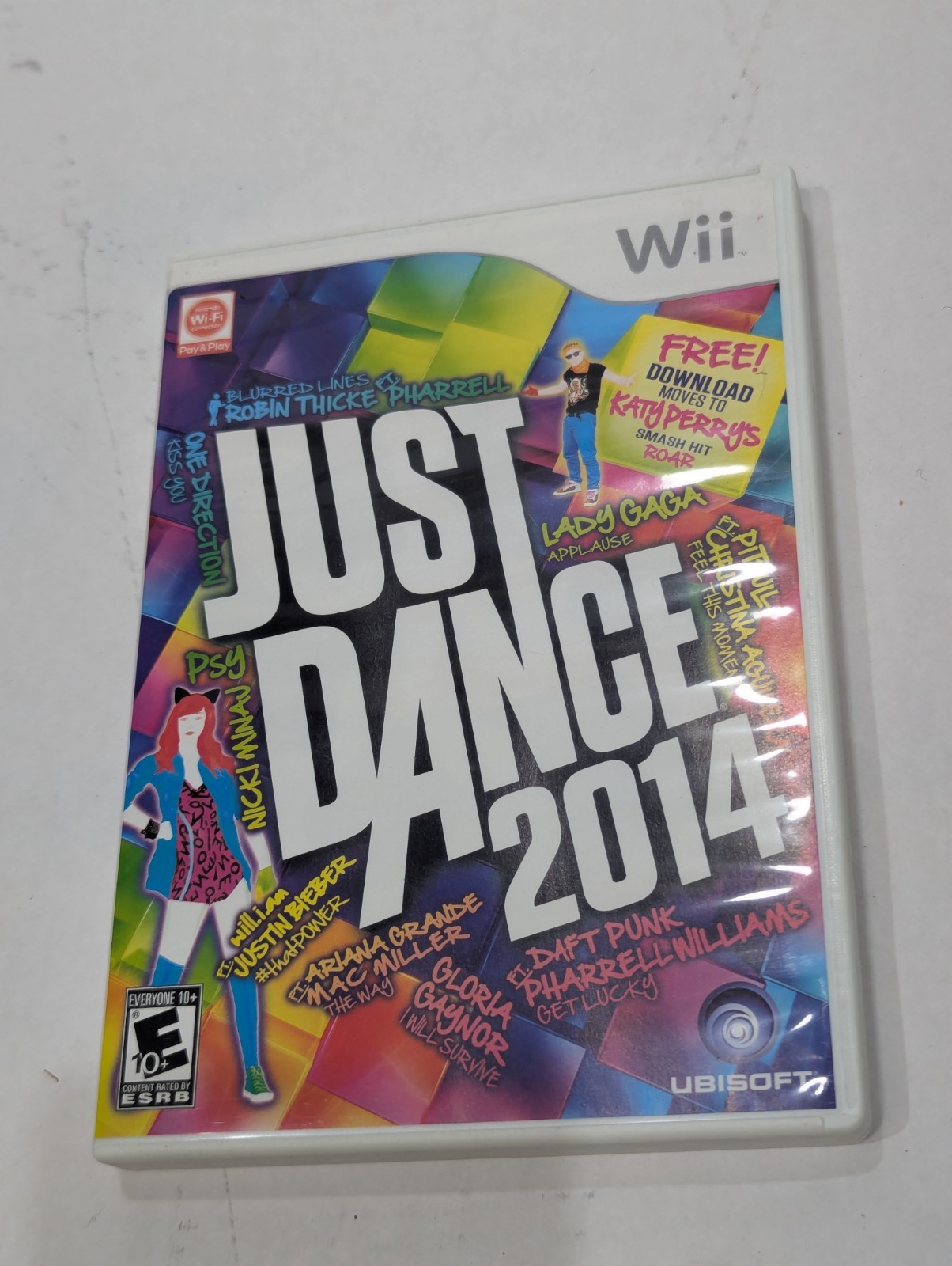 Lot of 6 Nintendo Wii Games Just Dance 1,2,3,4, 2014, Hip Hop Dance Experience