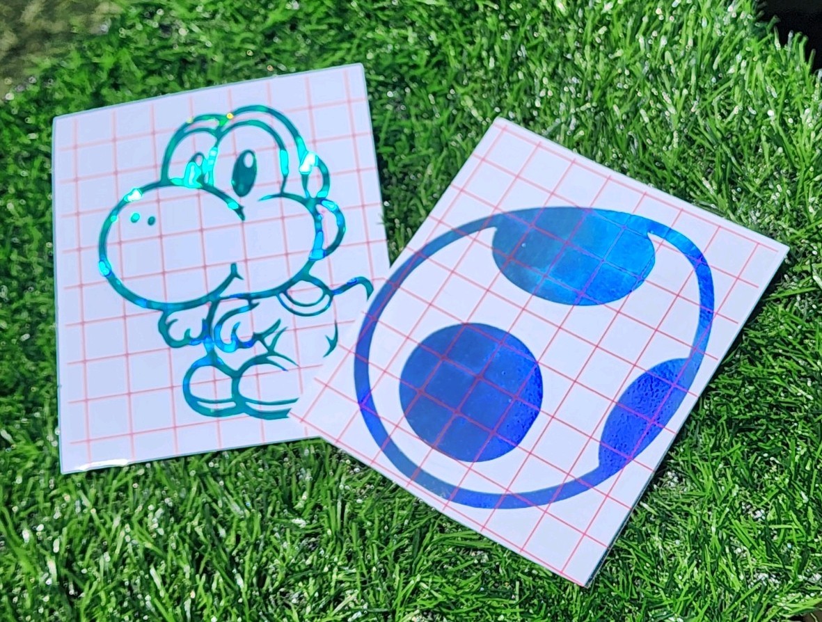 Yoshi Egg Combo Vinyl Decal Sticker, 5 inches Car/Truck Nintendo Super Mario