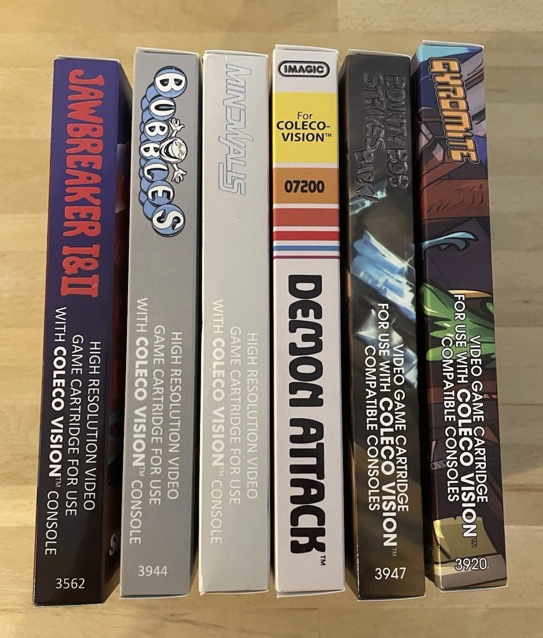 Colecovision – Demon Attack Gyromite Bubbles Bounty Bob Mindwalls Jawbreaker