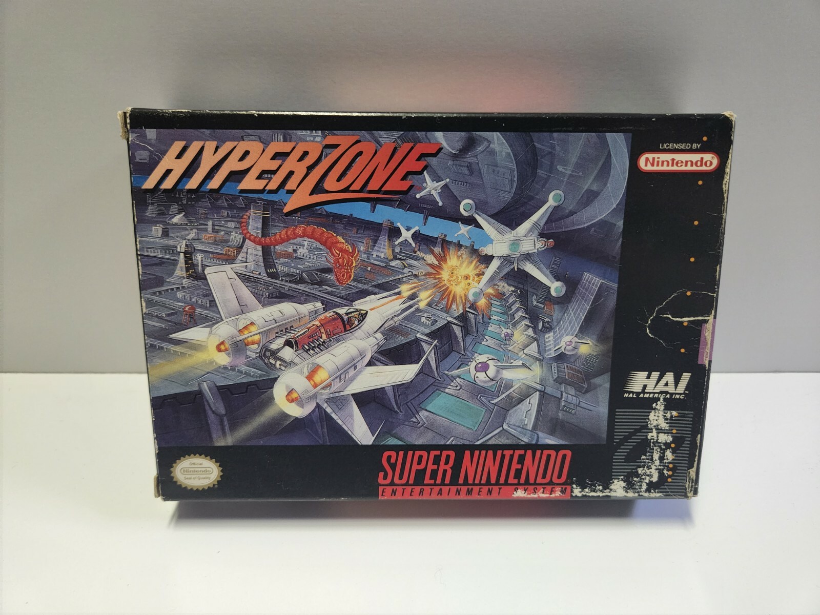 HyperZone (Super Nintendo Entertainment System, 1991) SNES Complete TESTED