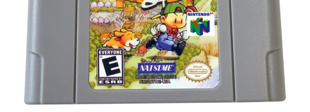 HARVEST MOON FOR THE NINTENDO 64 GAMING CONSOLE (N64) (1999) US VERSION