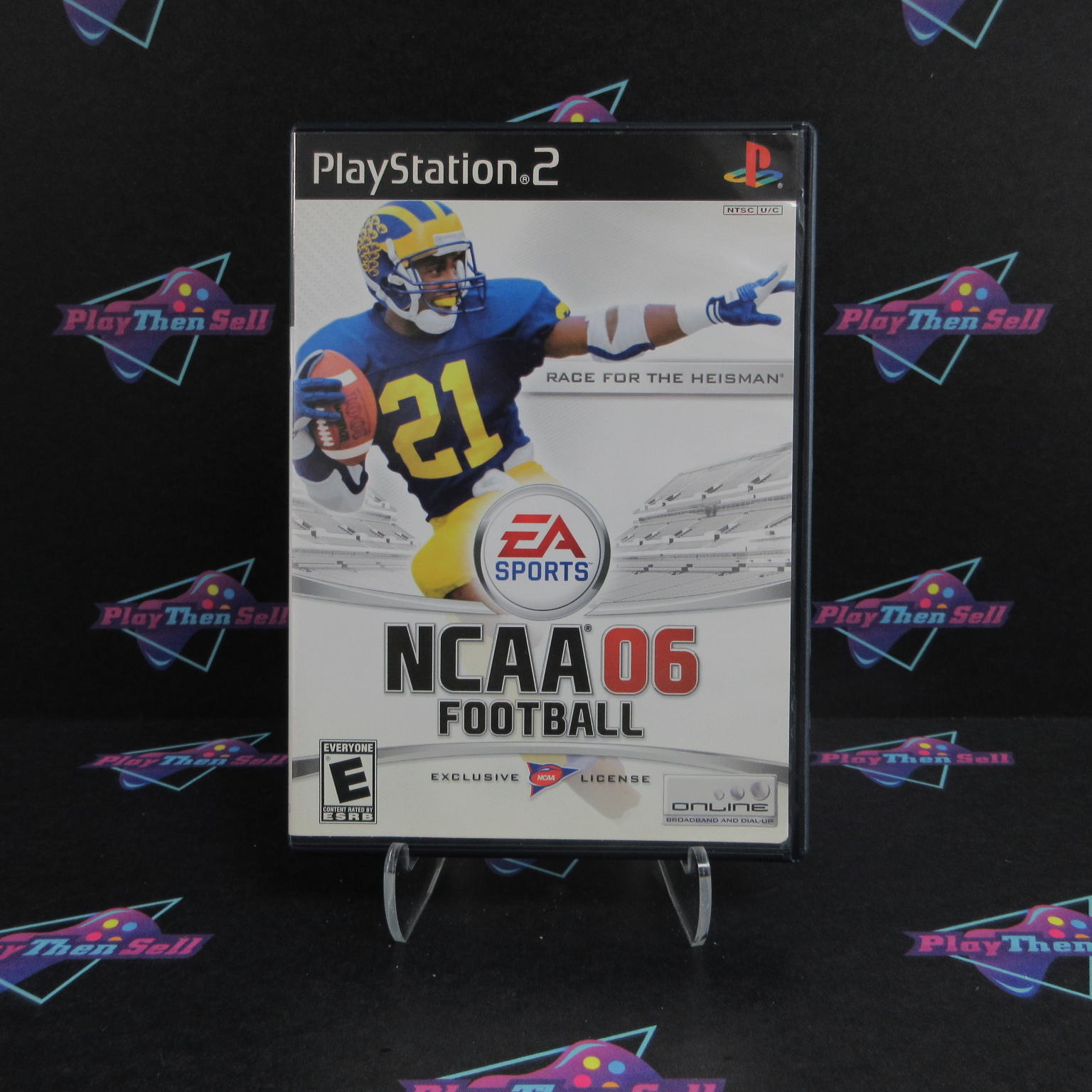 NCAA Football 06 PS2 PlayStation 2 Complete – 1 Year Warranty EX Cond