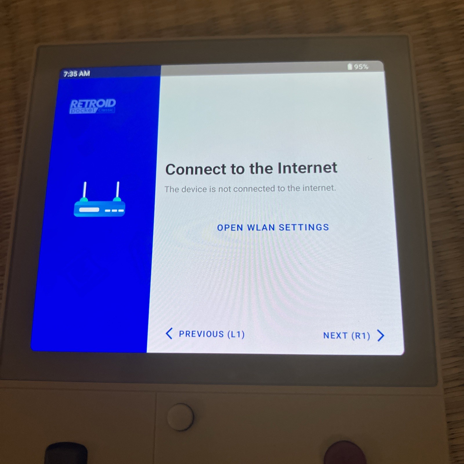 Retroid Pocket Classic Retro color 6GB/128GB Ram/Storage