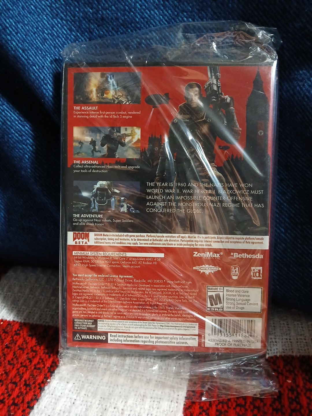 Wolfenstein (PC, 2009) PC DVD Games for Windows Complete! + Extra