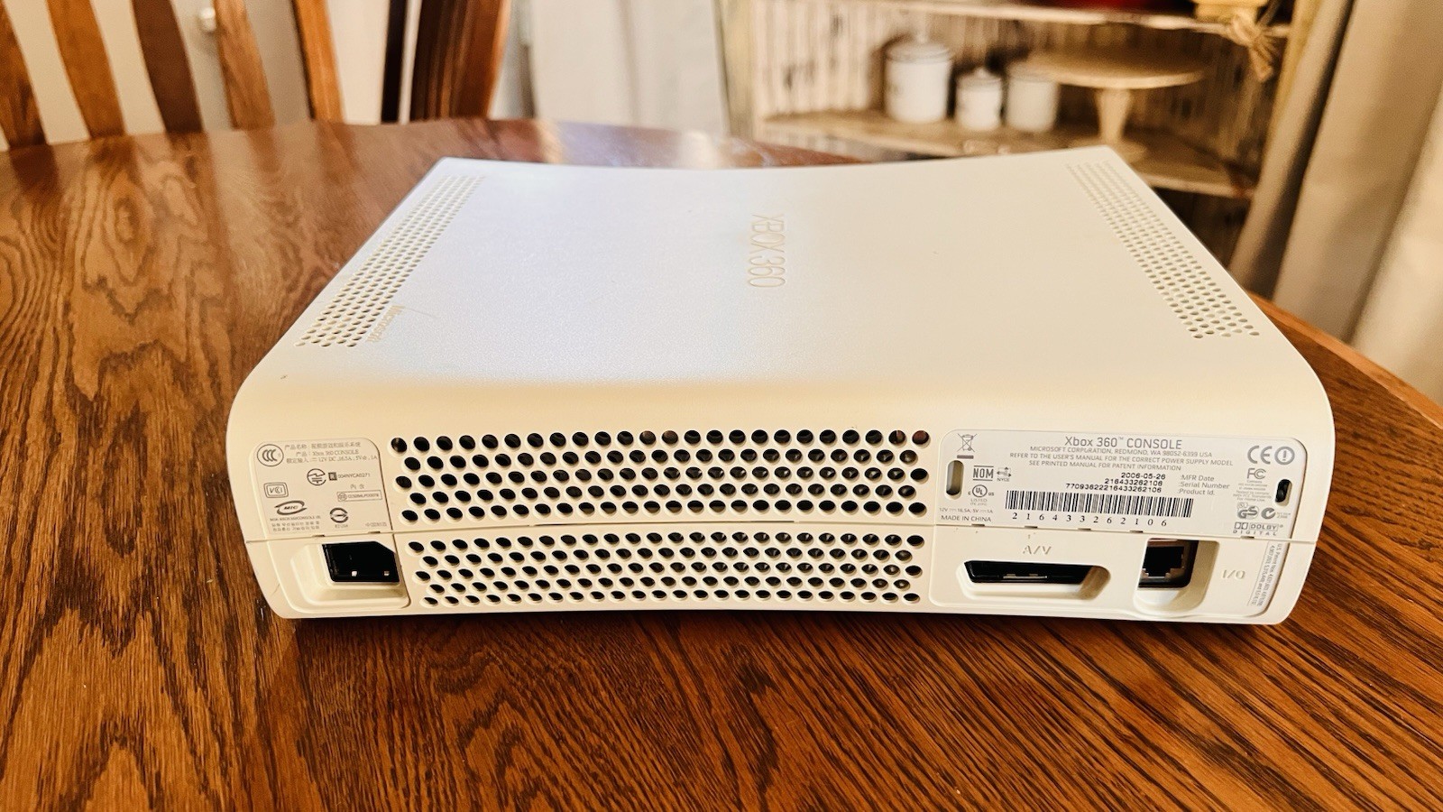 Microsoft Xbox 360 White Console Original