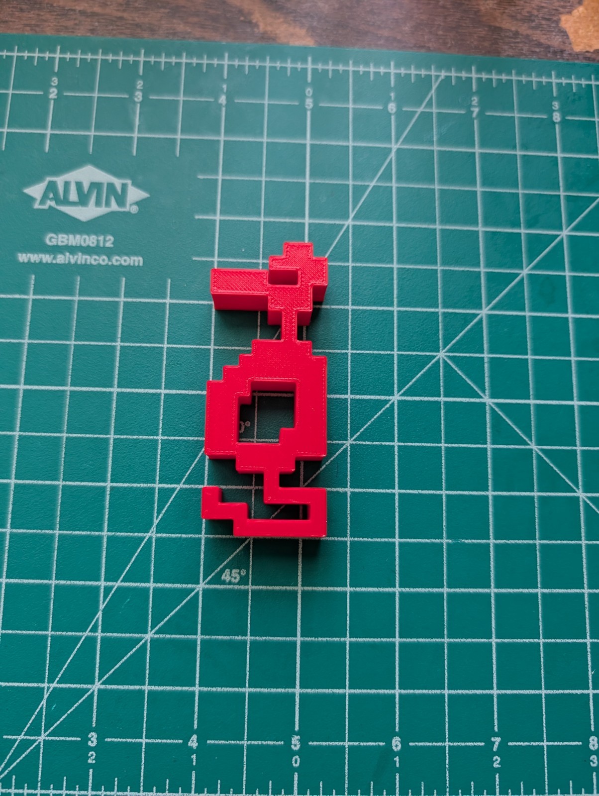 Atari Adventure dragon video game character 3D printed shelf desk logo 8-bit art