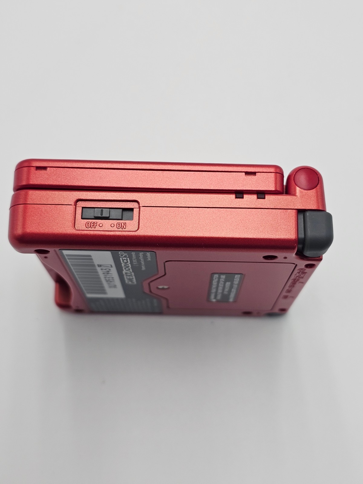 Nintendo Game Boy Advance SP Handheld Game Console Flame Red AGS-001