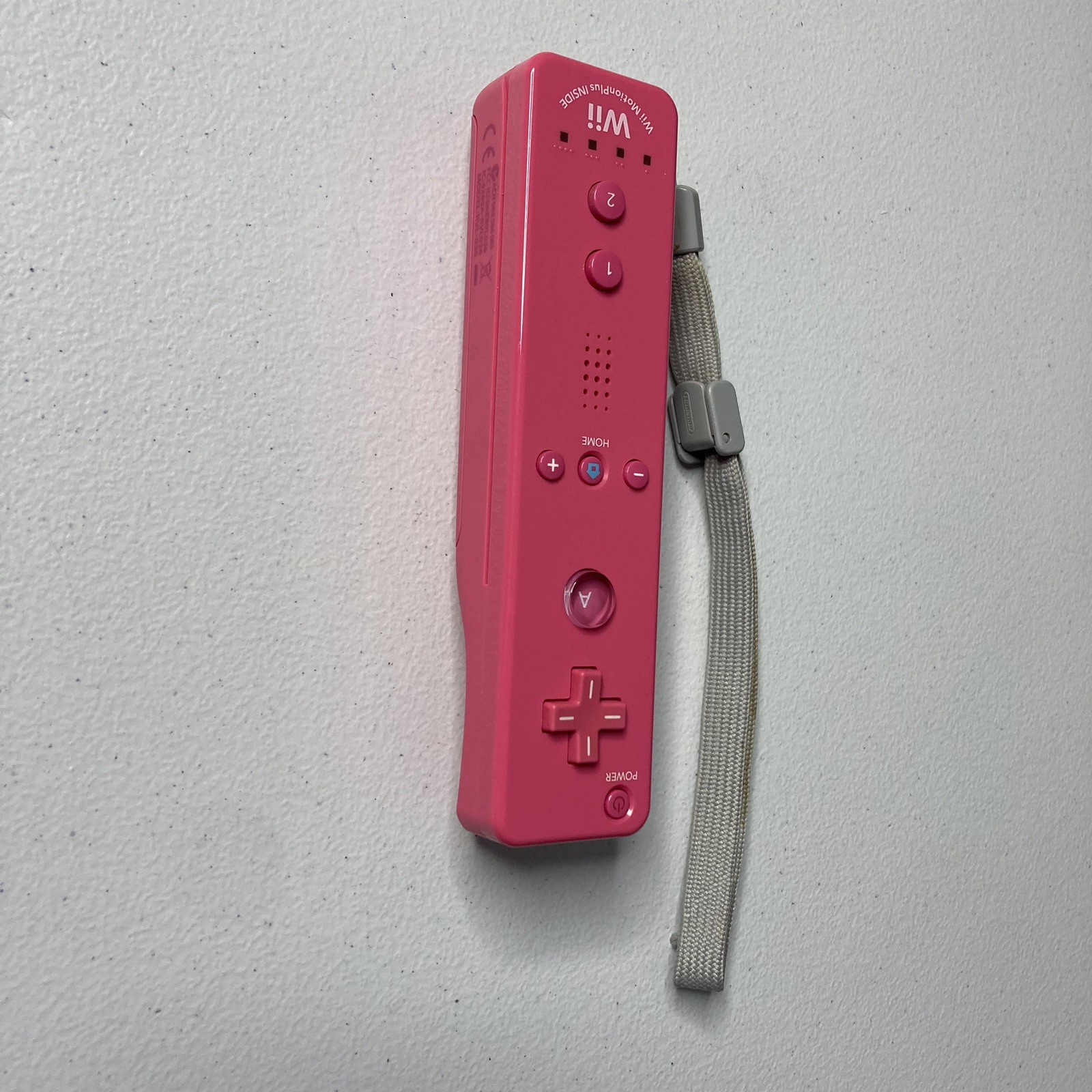 Official Nintendo Motion Plus Controller Pink RVL-036 Wii Remote OEM – Tested🔥
