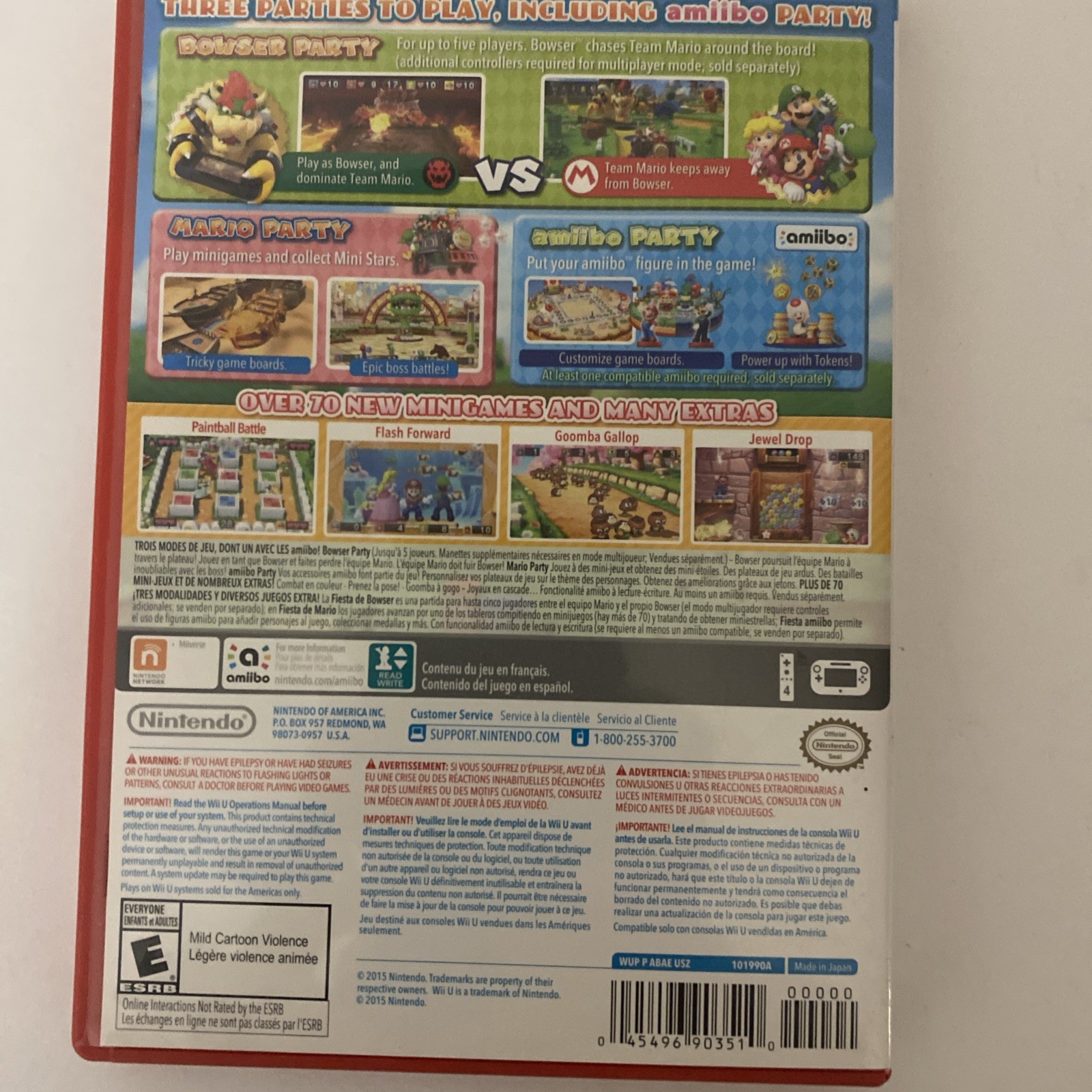Nintendo Wii U Mario Party 10