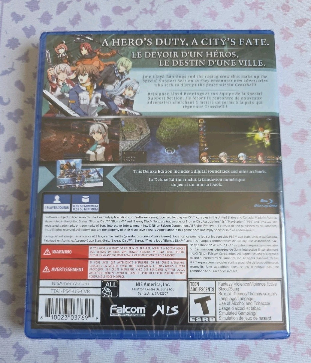 The Legend of Heroes: Trails to Azure – Deluxe Edition (PS4) – SHIPS TODAY!