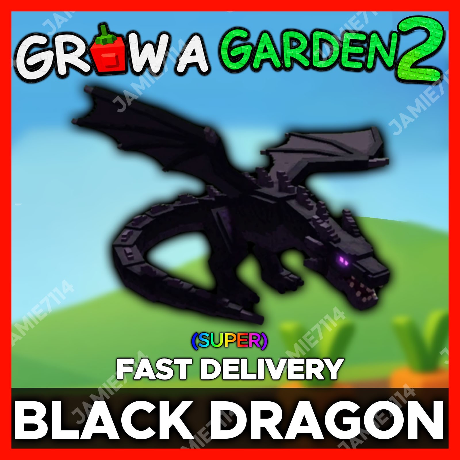 🪴Grow a Garden 2 | Black Dragon | GAG2 Fast & Easy