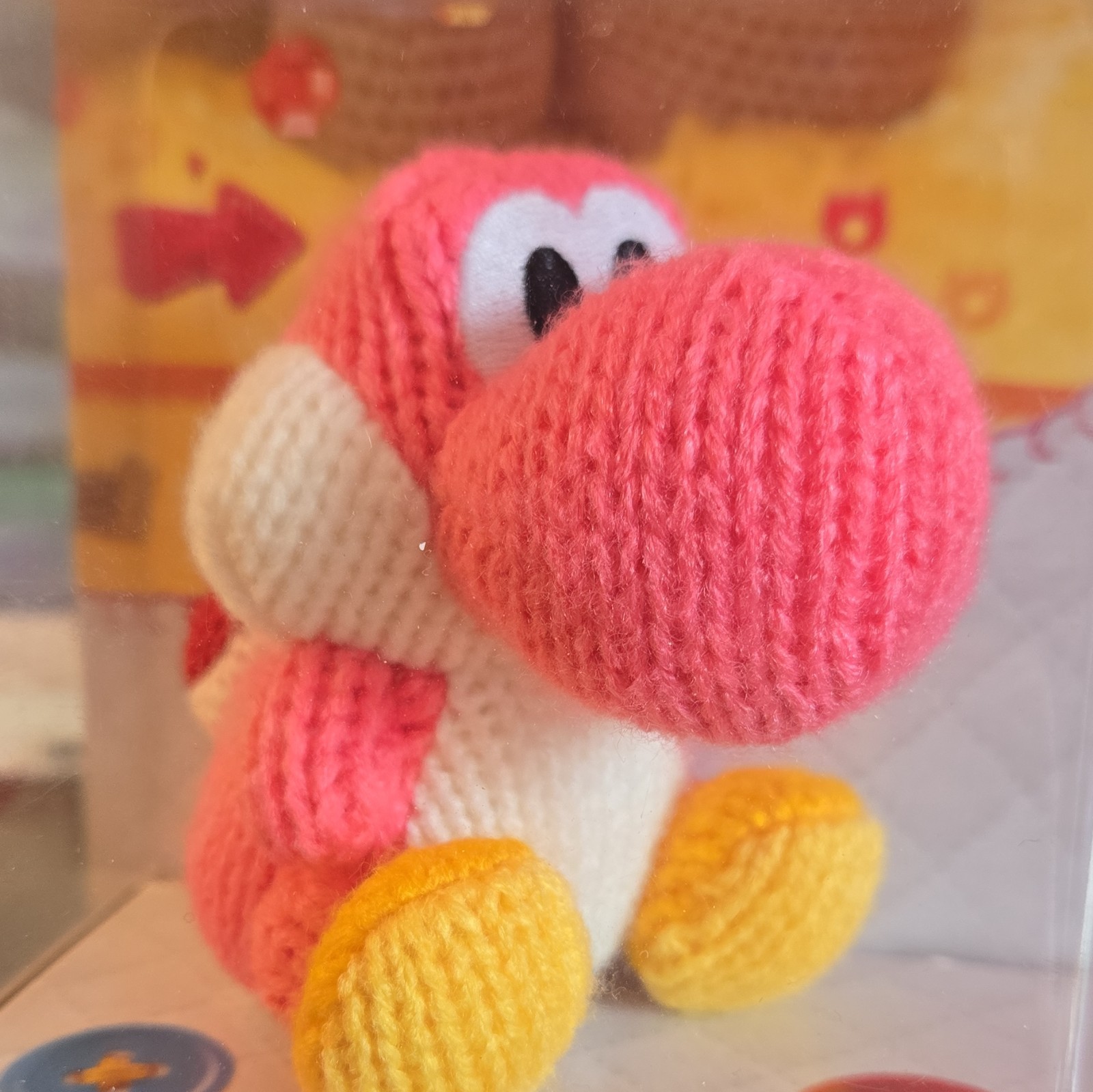 Nintendo amiibo Pink Yarn Yoshi Figure for Yoshi’s Woolly World