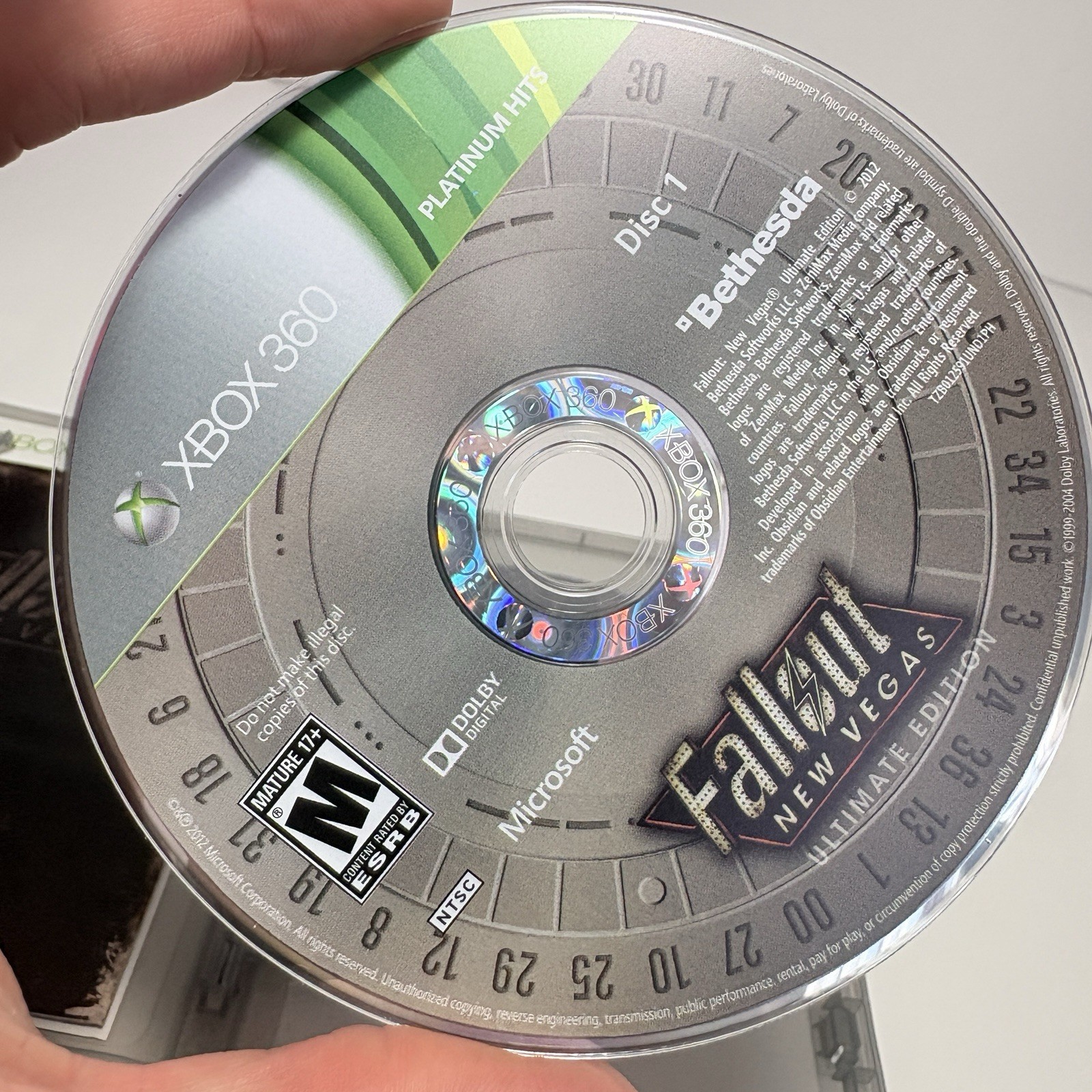 Fallout New Vegas Ultimate Edition Xbox 360 Complete CIB Tested Platinum Hits