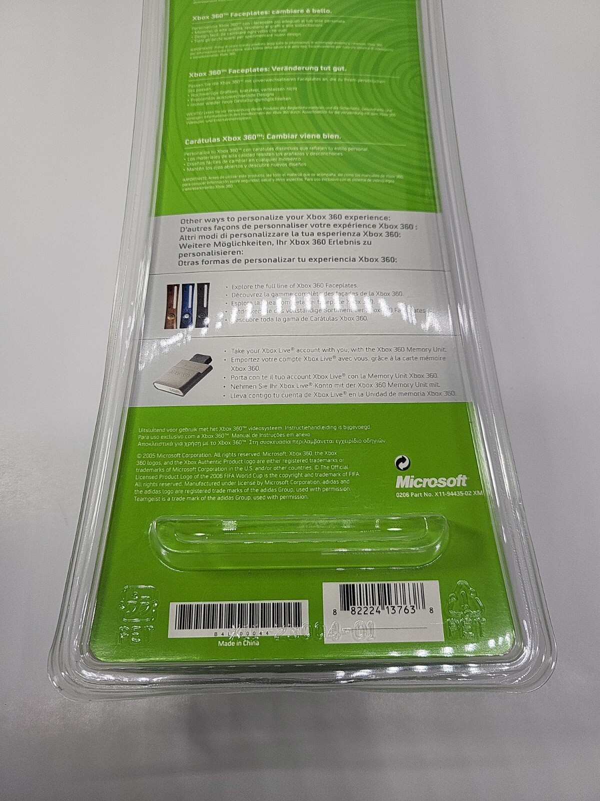 Xbox 360 2006 FIFA World Cup Adidas Soccer Faceplate Front Cover Germany New