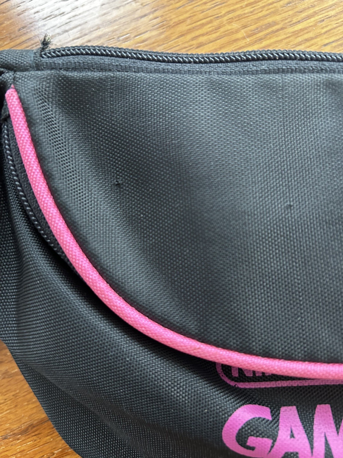 Vintage 90 y2k Nintendo Game Boy Hot Pink Black Fanny Pack Waist Case Bag Travel