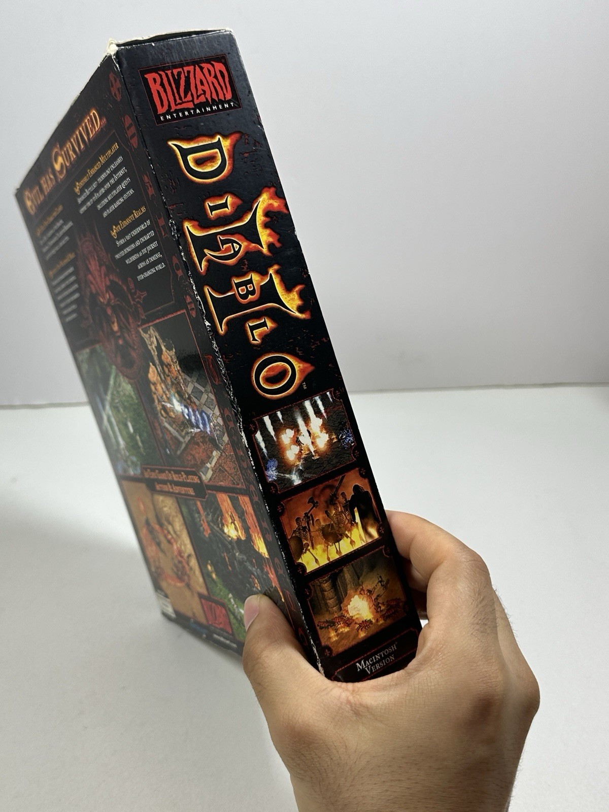 Diablo 2 and Lord of Destruction Expansion Box PC ROM Video Games Complete