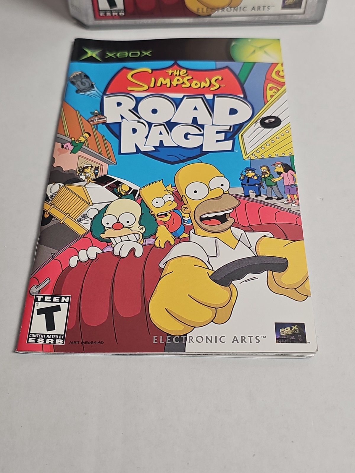 The Simpsons Road Rage Platinum Hits – With Manual – Tested Works! Original Xbox