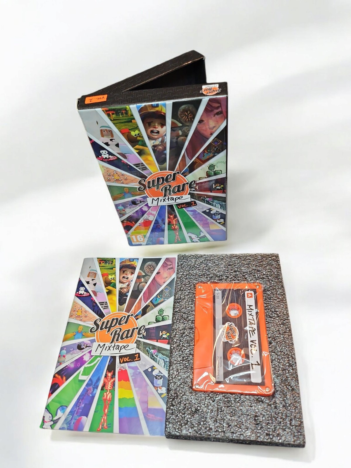 Super Rare Games Mixtape Vol. 1 PC Open Box Cassette
