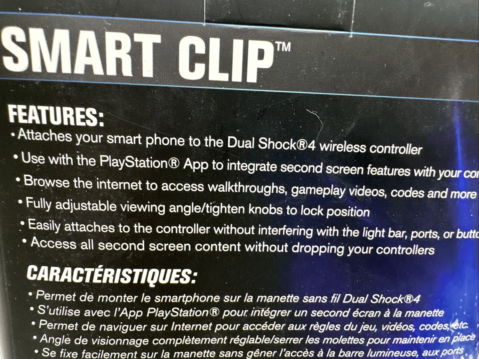 Nyko Smart Clip – Playstation Dualshock 4 Controller Clip On Mount adjustable