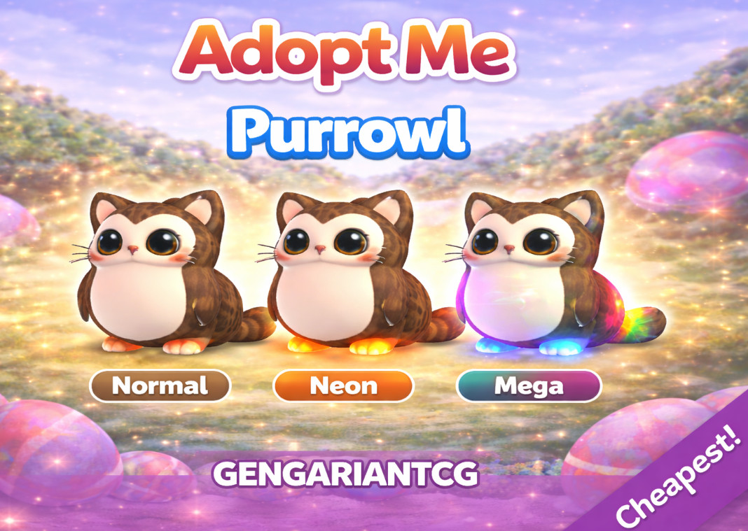 Purrowl – Adopt me – Normal / Neon / Mega