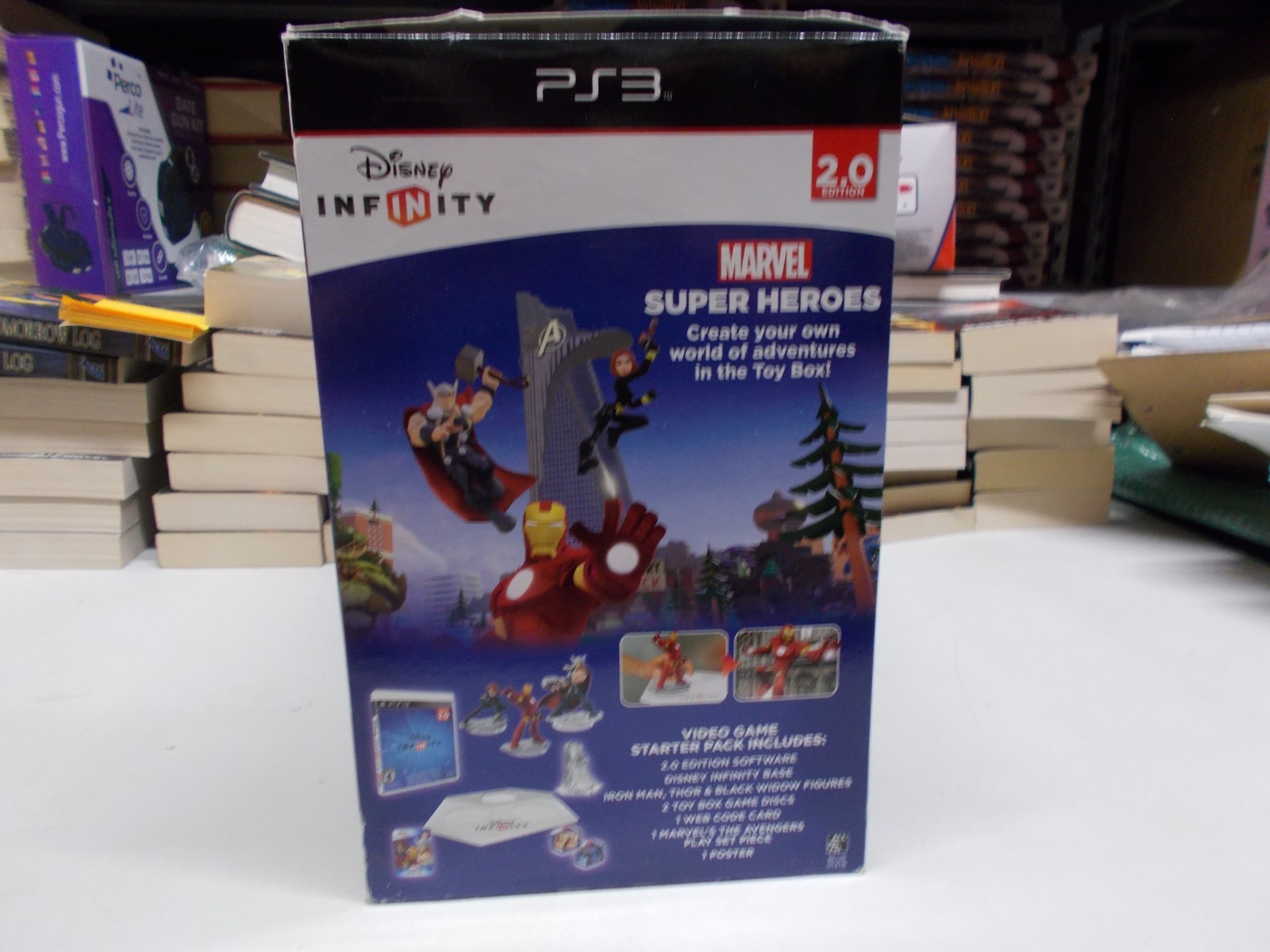 PS 3 Disney Infinity 2.0 Edition Marvel Super Heroes Starter Pack Sealed New