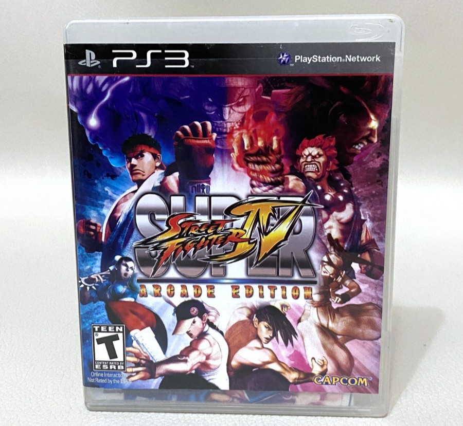 Street Fighter 4 IV Super Arcade Edition PS3 Complete W/ Manual PlayStation 3