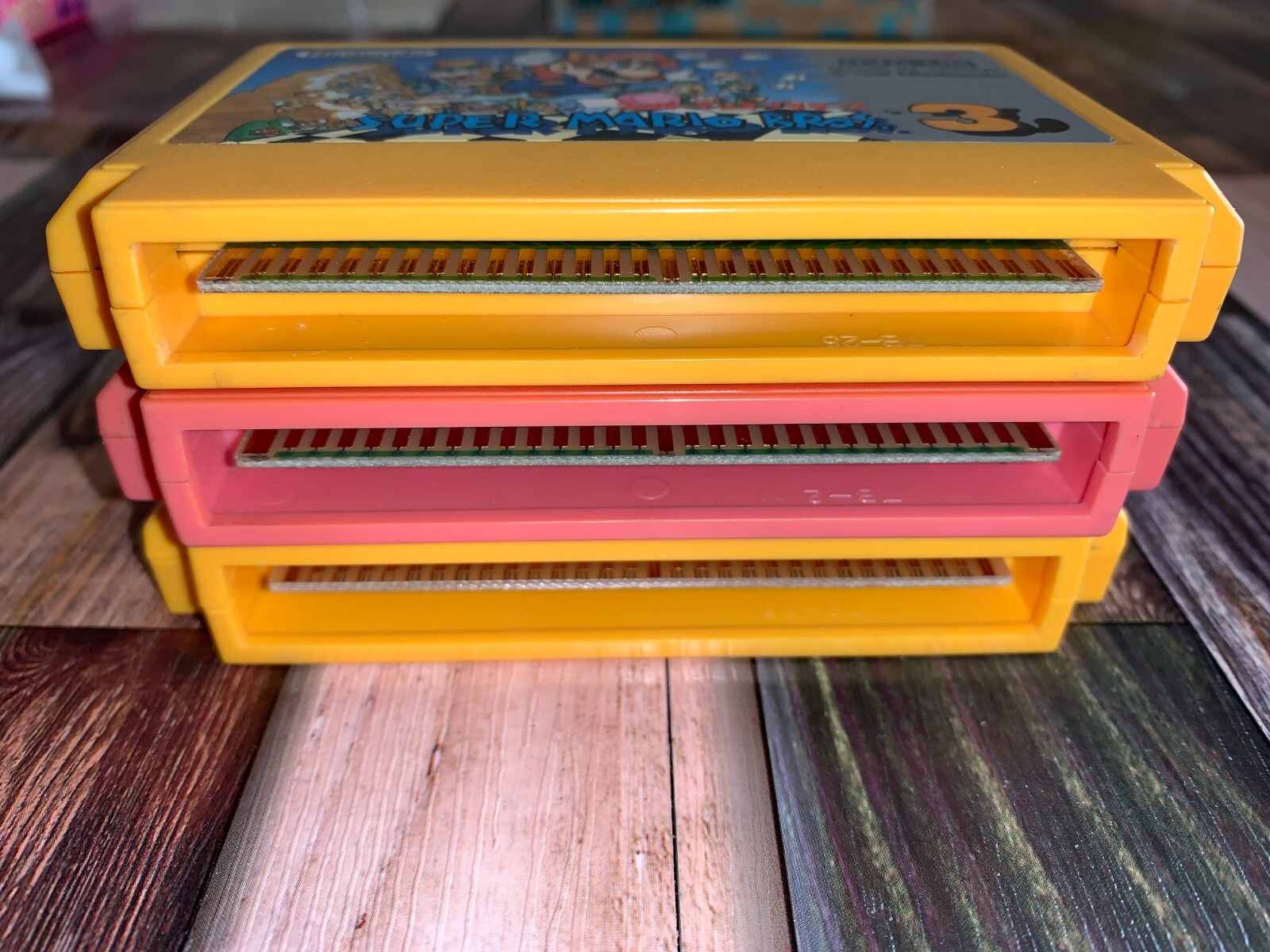 Super Mario Bros. 1 2 3 USA Lot 3 Nintendo Famicom FC NES JP w/Box Instructions