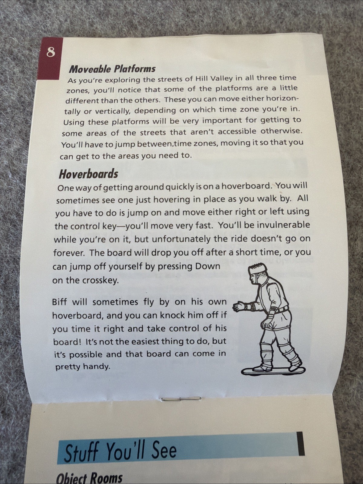Back to the Future II and III (NES, 1990) – Instruction Manual / Booklet Only