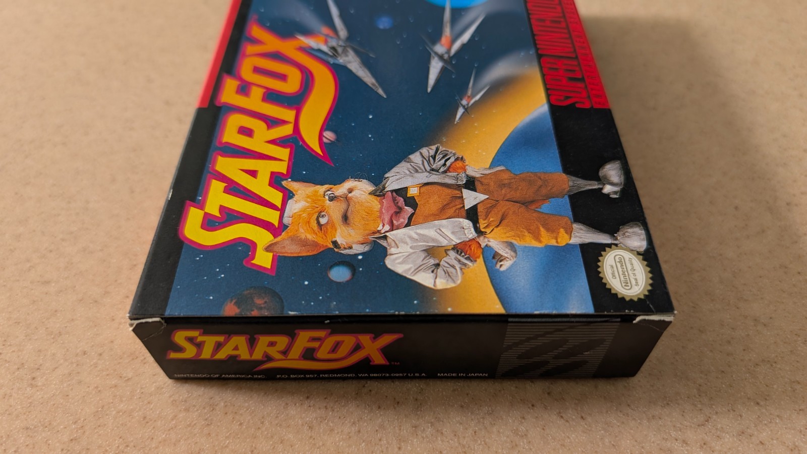 Star Fox Super Nintendo SNES Box Manual *NO GAME CARTRIDGE INCLUDED*