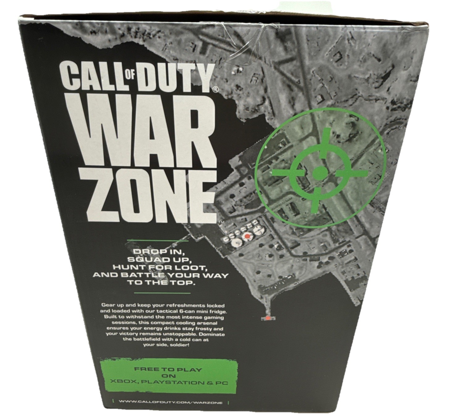 Call Of Duty Warzone Mini Fridge Activision White w/Graphic 6 Can-New Open Box