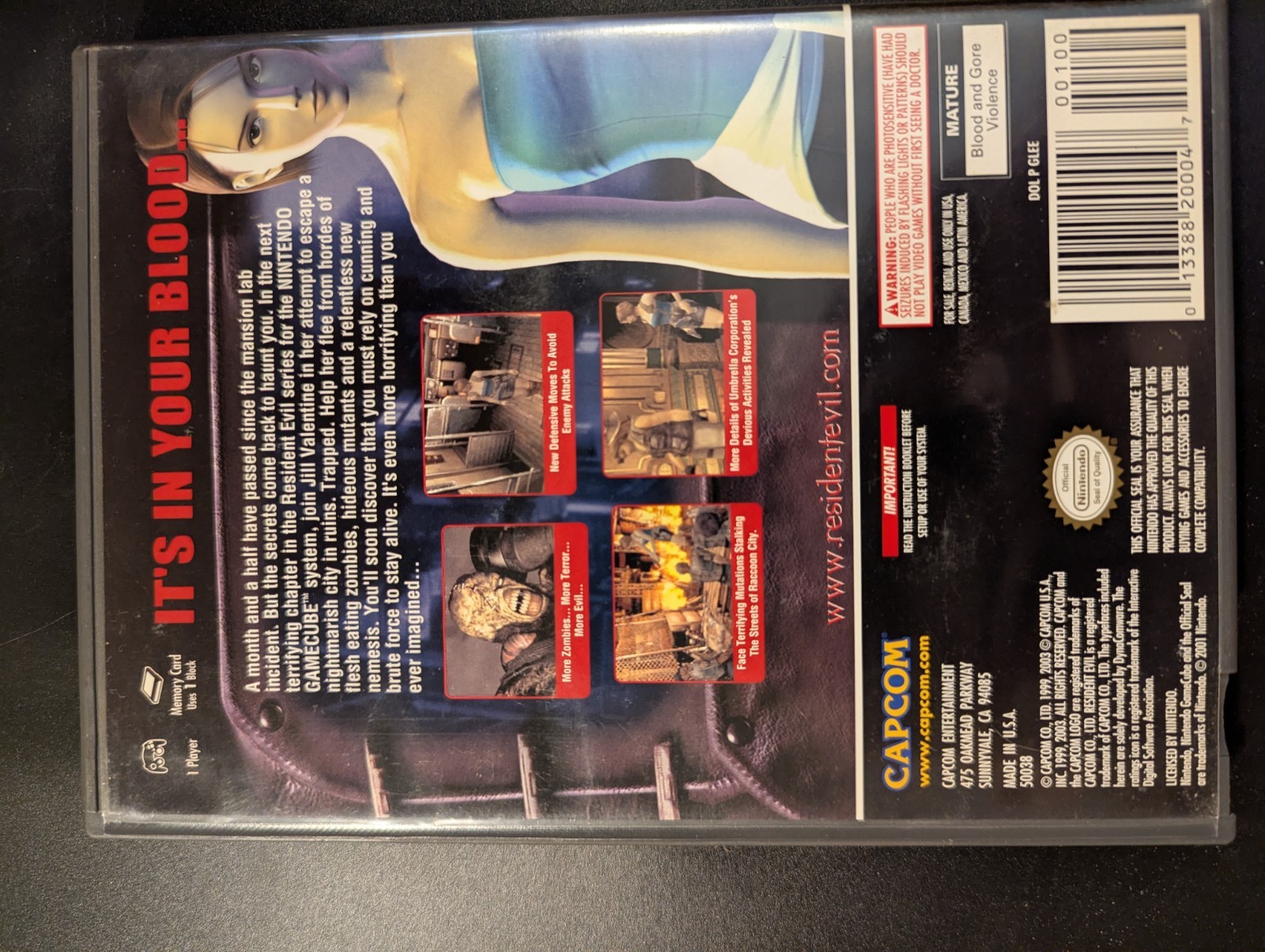 Resident Evil 3: Nemesis (Nintendo GameCube, 2006) CIB
